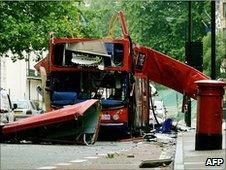 Bus in Tavistock Square