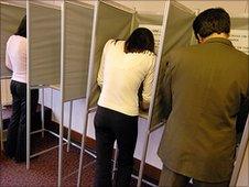 Polling booths