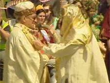 T James Jones is installed as the new archdruid of Wales in Wrexham