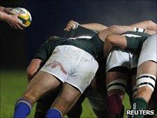 Rugby scrum