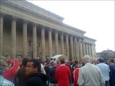 LFC fans St George's Hall