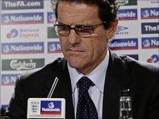 England manager Fabio Capello