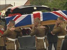 Funeral of L/Cpl Andrew Breeze