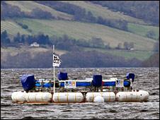 Doughnut device on Loch Ness