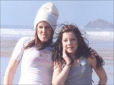 L-r Isabelle Bean and Roxanne Barron