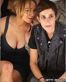 Lindsay Lohan and Samantha Ronson