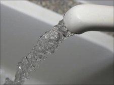 A running tap