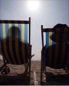 Sunbathers. Pic Matt Cardy/Getty Images