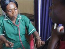 Blood pressure test