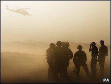 British soldiers training in Afghanistan