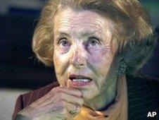 Liliane Bettencourt (File photo from 4 March 2010)