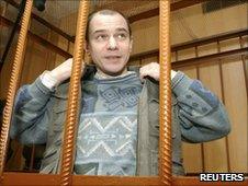 Igor Sutyagin in a Moscow court in April 2004