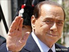 Italian PM Silvio Berlusconi