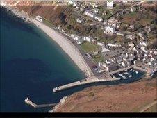 Laxey harbour