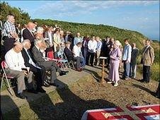 Commemorative stone unveiled for 'first commando'