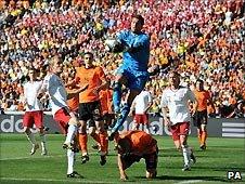 Holland v Denmark at Soccer City