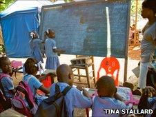 Schoolchildren in Haiti