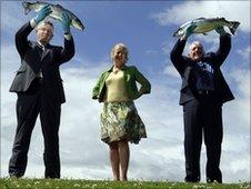 Roseanna Cunningham with company bosses