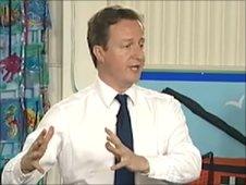 David Cameron in Cornwall