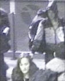 The woman (bottom) and man (top) police want to speak to