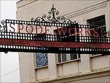 Spode Works sign