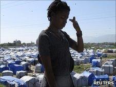 Tent camp in Port-au-Prince 11.7.10