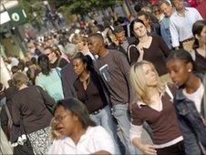 Crowd in London