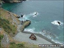 Cliff face at Port Soderick (Pic: Manxscenes.com)