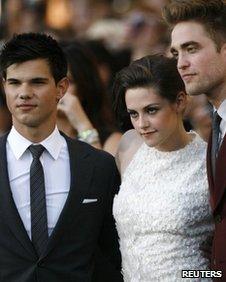 Taylor Lautner, Kristen Stewart and Robert Pattinson