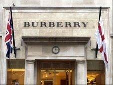 Burberry store in London