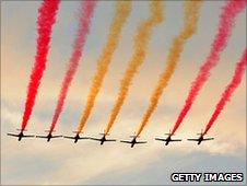 Victory air display over Madrid, 12 Jul 10