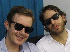 Chase And Status's Will Kennard and Saul Milton back stage