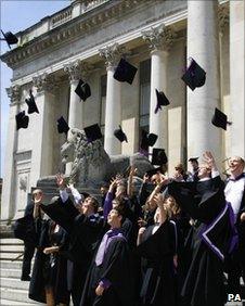 UK graduates (file pic)