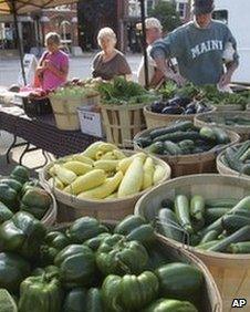 Vegetable stall