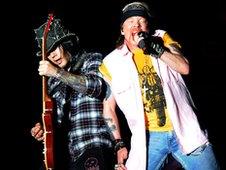 DJ Ashba and Axl Rose from Guns N' Roses