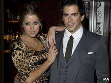 Peaches Geldof and Eli Roth