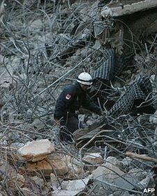 Madrid airport car park destroyed by bomb in 2006