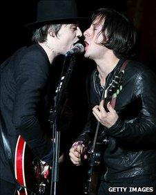 The Libertines on stage at the Reading festival in August