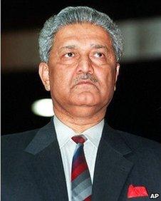 Dr Abdul Qadeer Khan, the founder of Pakistan's nuclear program is shown in this March 19, 1998 file photo.