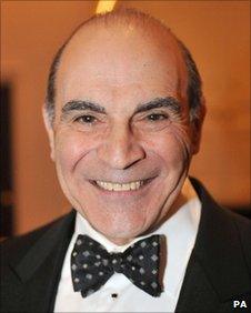 David Suchet arriving for the London Evening Standard Theatre Awards