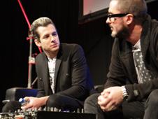 Mark Ronson and Zane Lowe