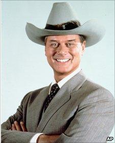 Larry Hagman as JR Ewing