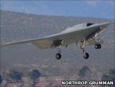 New X-47B unmanned stealth bomber