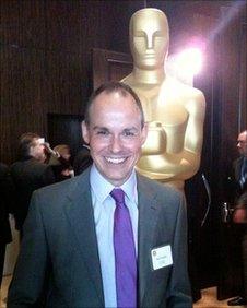 Paul Franklin at the Oscars ceremony