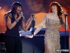 Jennifer Hudson and Florence Welch