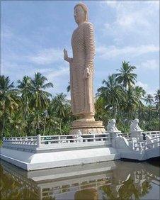 Tsunami memorial in Sri Lanka