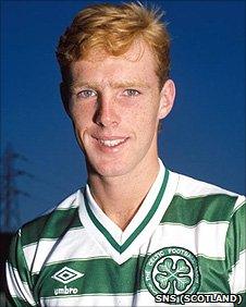 Steve Kean in his days at Celtic, season 1984/85