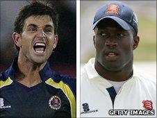 Ryan ten Doeschate and Maurice Chambers