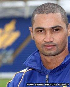 Glamorgan captain Aliro Petersen