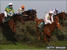 Tony McCoy (left) on Don't Push It in the Grand National